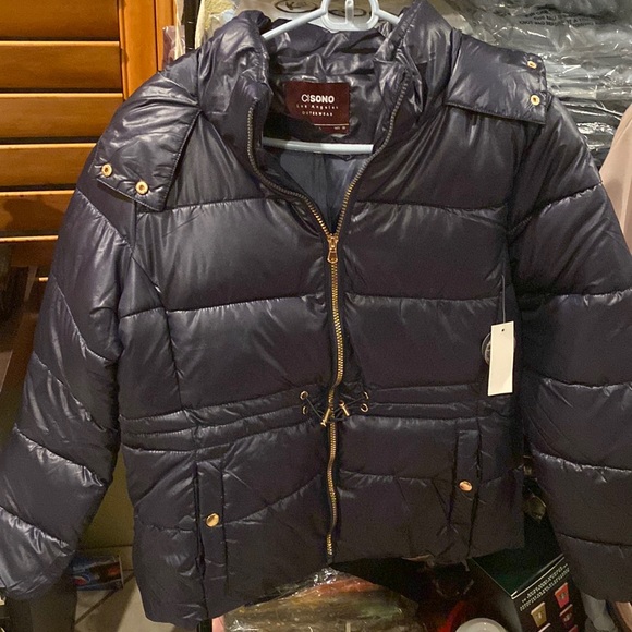 Puffer Jacket/Fur Hoodie - Picture 1 of 3